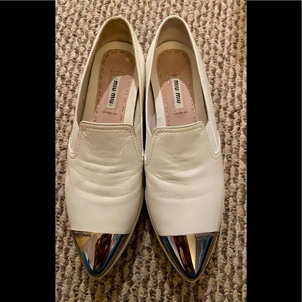 Authentic Miu miu slip-on sneakers